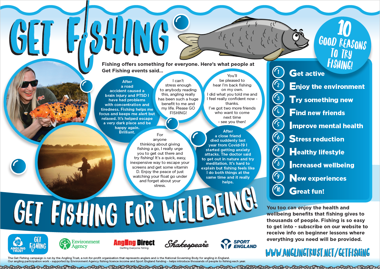 Fishing and wellbeing outdoors